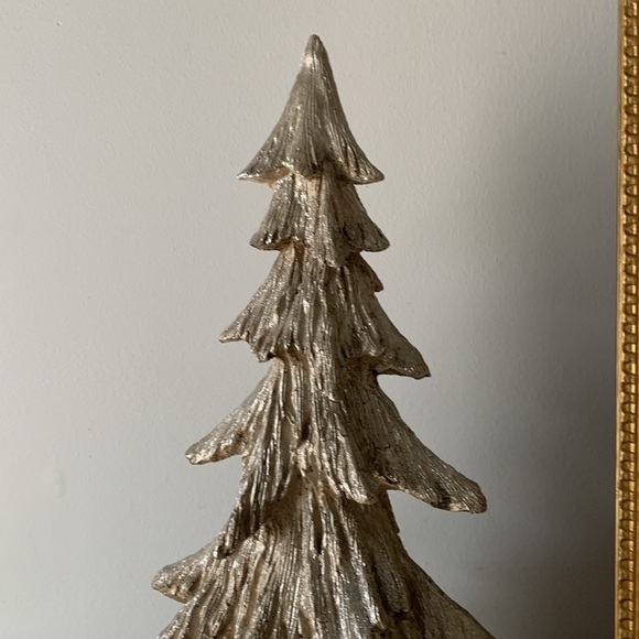 Peppermint Forest Christmas tree sparkly glitter home Decor‎ beige silver - Picture 4 of 9